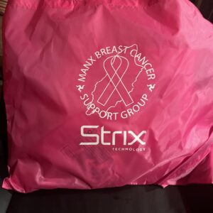 Pink fold up bag