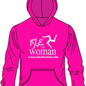 Pink Isle of Woman hoodie
