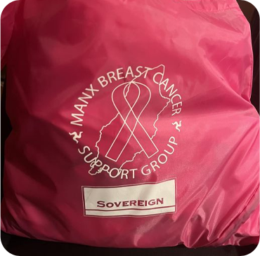 Pink fold up bag
